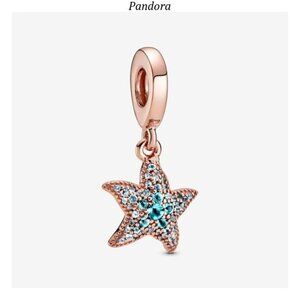 Sparkling Starfish Dangle Charm